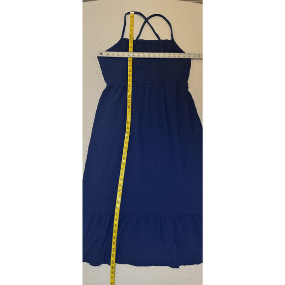 Ana a New Approach Navy Blue Sleeveless Waffle Maxi Dress - Women's Size XXL - Picture 5 of 7